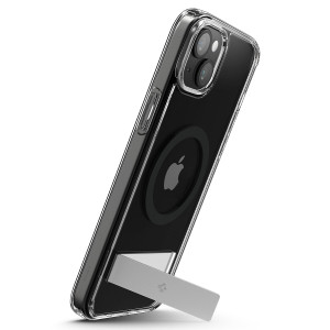 Оригинален гръб със стойка SPIGEN Ultra Hybrid S MagSafe - iPhone 15 Plus черен - Img 7
