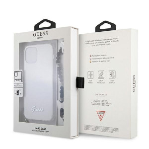 Оригинален гръб с гривна GUESS черен Pearl GUHCP12MKPSBK - iPhone 12 / 12 Pro прозрачен - Img 8