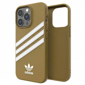 Оригинален гръб ADIDAS OR Molded PU - iPhone 13 Pro Max бежов / златист - Img 7