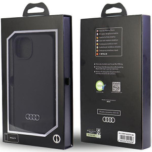 Оригинален гръб AUDI Silicone AU-LSRIP14-Q3 / D1-BK - iPhone 14 черен - Img 6