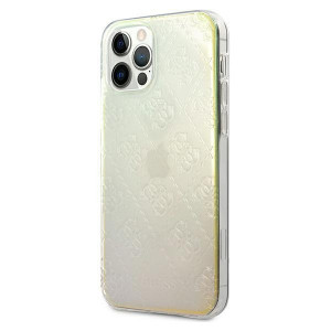 Оригинален гръб GUESS 4G 3D Pattern GUHCP12M3D4GIRBL - iPhone 12 / 12 Pro преливащ - Img 2
