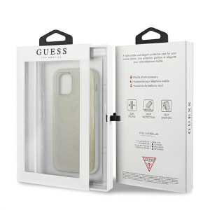 Оригинален гръб GUESS 4G 3D Pattern GUHCP12S3D4GIRBL - iPhone 12 mini преливащ - Img 5