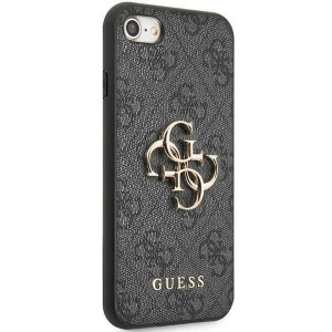 Оригинален гръб GUESS 4G Big Metal Logo GUHCI84GMGGR - iPhone 7 / 8 / SE (2nd gen) / SE (3rd gen) сив - Img 4