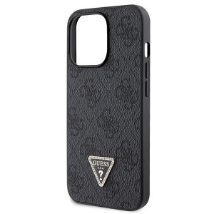 Оригинален гръб GUESS 4G Metal Logo с презрамка GUHCP13LP4TDSCPK - iPhone 13 Pro черен - Img 7