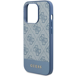 Оригинален гръб GUESS 4G Stripe - iPhone 15 Pro син - Img 6