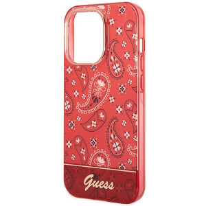 Оригинален гръб GUESS Bandana Paisley GUHCP14XHGBNHR - iPhone 14 Pro Max червен - Img 6