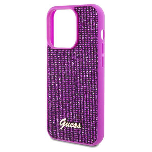Оригинален гръб GUESS Disco Metal Script - iPhone 14 Pro Max фуксия - Img 6