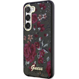 Оригинален гръб GUESS Flower GUHCS23SHCFWSA - Samsung Galaxy S23 каки - Img 2