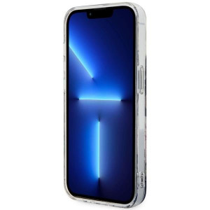 Оригинален гръб GUESS Flower MagSafe GUHMP14LHCFWSK - iPhone 14 Pro черен - Img 5
