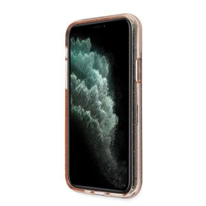Оригинален гръб GUESS Glitter GUHCN58PCGLPI - iPhone 11 Pro розов - Img 12