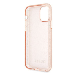 Оригинален гръб GUESS Glitter GUHCN65PCGLPI - iPhone 11 Pro Max розово злато - Img 5