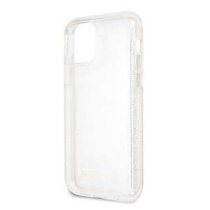 Оригинален гръб GUESS Glitter GUHCN65PCGLSI - iPhone 11 Pro Max сребрист - Img 7