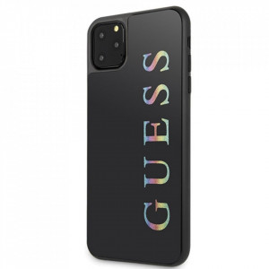 Оригинален гръб GUESS Glitter Logo GUHCN65LGMLBK - iPhone 11 Pro Max черен - Img 6
