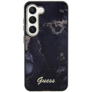 Оригинален гръб GUESS Golden Marble GUHCS23MHTMRSK - Samsung Galaxy S23+ черен - Img 3