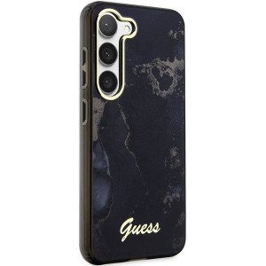 Оригинален гръб GUESS Golden Marble GUHCS23SHTMRSK - Samsung Galaxy S23 черен - Img 4