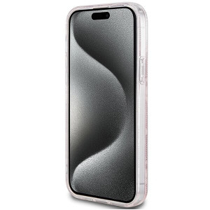Оригинален гръб GUESS IML GCube MagSafe - iPhone 15 Plus / 14 Plus розов - Img 5