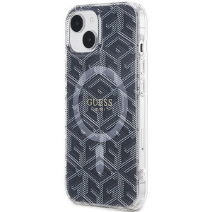 Оригинален гръб GUESS IML GCube MagSafe - iPhone 15 Plus / 14 Plus черен - Img 2