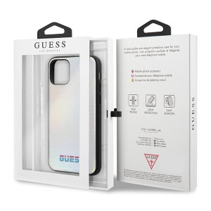 Оригинален гръб GUESS Iridescent - iPhone 11 Pro Max сребрист - Img 5