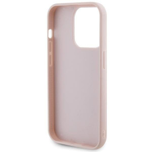 Оригинален гръб GUESS Quilted Metal Logo - iPhone 15 Pro розов - Img 7