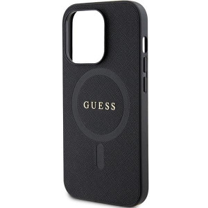 Оригинален гръб GUESS Saffiano MagSafe GUHMP14XPSAHMCK - iPhone 14 Pro Max черен - Img 6