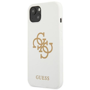 Оригинален гръб GUESS Silicone 4G Logo GUHCP13SLS4GGWH - iPhone 13 mini бял - Img 2