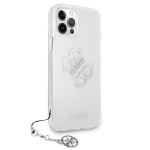 Оригинален гръб GUESS Silver Charms GUHCP12LKS4GSI - iPhone 12 Pro Max прозрачен - Img 4