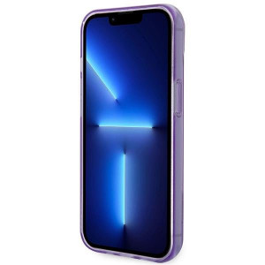 Оригинален гръб GUESS Translucent GUHCP14MHGCOU - iPhone 14 Plus лилав - Img 5