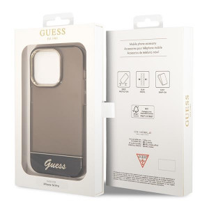 Оригинален гръб GUESS Translucent GUHCP14XHGCOK - iPhone 14 Pro Max черен - Img 8