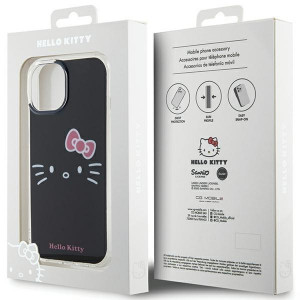 Оригинален гръб Hello Kitty IML Kitty Face - iPhone 15 черен - Img 8