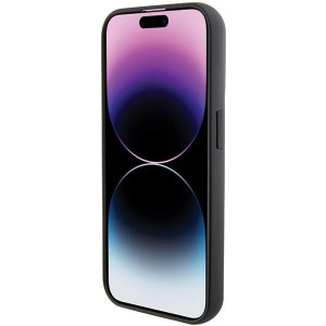 Оригинален гръб KARL LAGERFELD Fixed Glitter Choupette Logo Metal Pin - iPhone 15 Pro сребрист - Img 5