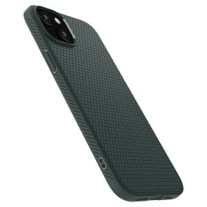 Оригинален гръб SPIGEN Liquid Air - iPhone 15 Plus Abyss Green - Img 5