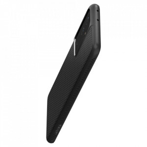 Оригинален гръб SPIGEN Liquid Air - Samsung Galaxy S21 Ultra 5G черен мат - Img 8