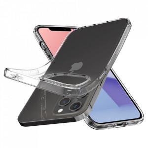 Оригинален гръб SPIGEN Liquid Crystal - iPhone 12 / 12 Pro кристалнопрозрачен - Img 6