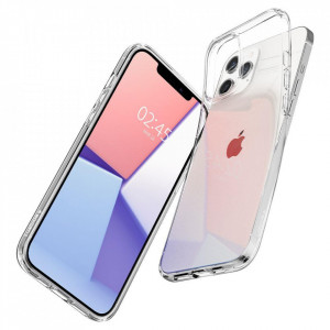 Оригинален гръб SPIGEN Liquid Crystal - iPhone 12 / 12 Pro кристалнопрозрачен - Img 9