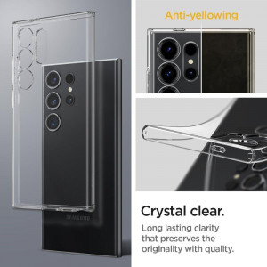 Оригинален гръб SPIGEN Liquid Crystal - Samsung Galaxy S24 Ultra прозрачен - Img 5