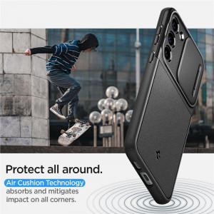 Оригинален гръб SPIGEN Optik Armor - Samsung Galaxy S23 черен - Img 13