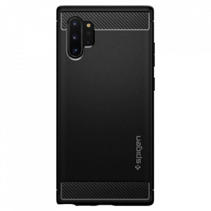 Оригинален гръб SPIGEN Rugged Armor - Samsung Galaxy Note10+ черен мат - Img 10