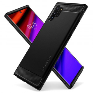 Оригинален гръб SPIGEN Rugged Armor - Samsung Galaxy Note10+ черен мат - Img 13