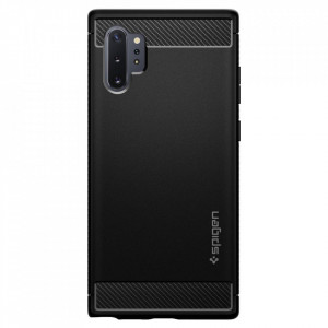 Оригинален гръб SPIGEN Rugged Armor - Samsung Galaxy Note10+ черен мат - Img 6
