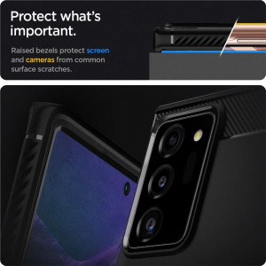 Оригинален гръб SPIGEN Rugged Armor - Samsung Galaxy Note20 Ultra черен мат - Img 17
