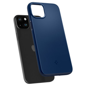 Оригинален гръб SPIGEN Thin Fit - iPhone 15 Plus син - Img 10