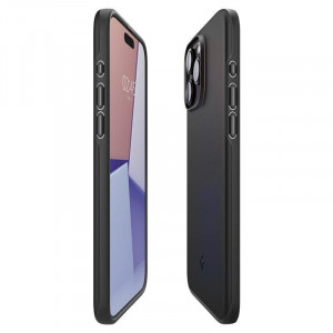 Оригинален гръб SPIGEN Thin Fit - iPhone 15 Pro Max черен - Img 15