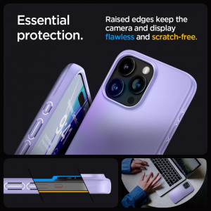 Оригинален гръб SPIGEN Thin Fit - iPhone 15 Pro Max Iris лилав - Img 14