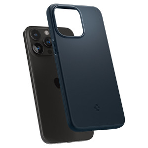 Оригинален гръб SPIGEN Thin Fit - iPhone 15 Pro Max Metal Slate - Img 9