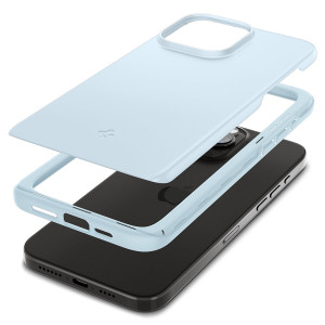 Оригинален гръб SPIGEN Thin Fit - iPhone 15 Pro Max Mute Blue - Img 9