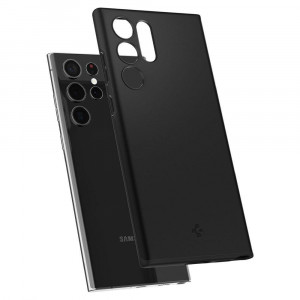 Оригинален гръб SPIGEN Thin Fit - Samsung Galaxy S22 Ultra черен - Img 9