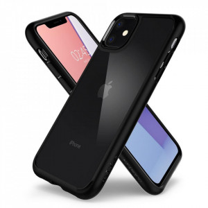 Оригинален гръб SPIGEN Ultra Hybrid - iPhone 11 черен мат - Img 7