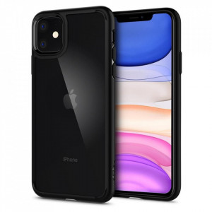 Оригинален гръб SPIGEN Ultra Hybrid - iPhone 11 черен мат - Img 2