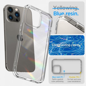 Оригинален гръб SPIGEN Ultra Hybrid - iPhone 14 Pro Max кристалнопрозрачен - Img 8