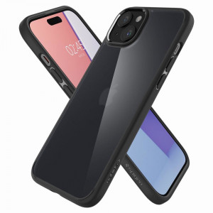 Оригинален гръб SPIGEN Ultra Hybrid - iPhone 15 Frost Black - Img 6